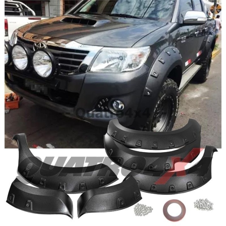 Poszerzenia nadkoli - fender flares - lldpe snakeman 4WD — Toyota Hilux Vigo (SNFF024) - ujęcie 7