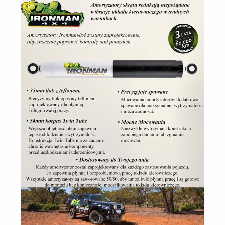 Amortyzator Ironman 4x4 wzmocniony — Jeep Grand Cherokee WJ (3522J) - ujęcie 3
