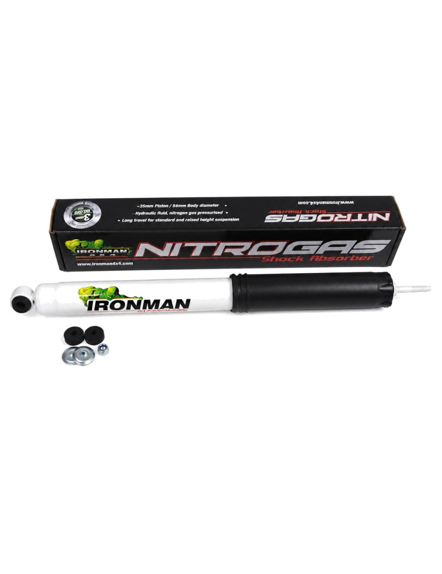 Amortyzator przedni Ironman 4x4 Nitro Gas, lift 2" — Isuzu Trooper, Jeep Wrangler YJ, Mitsubishi L400 Delica (12671GR)