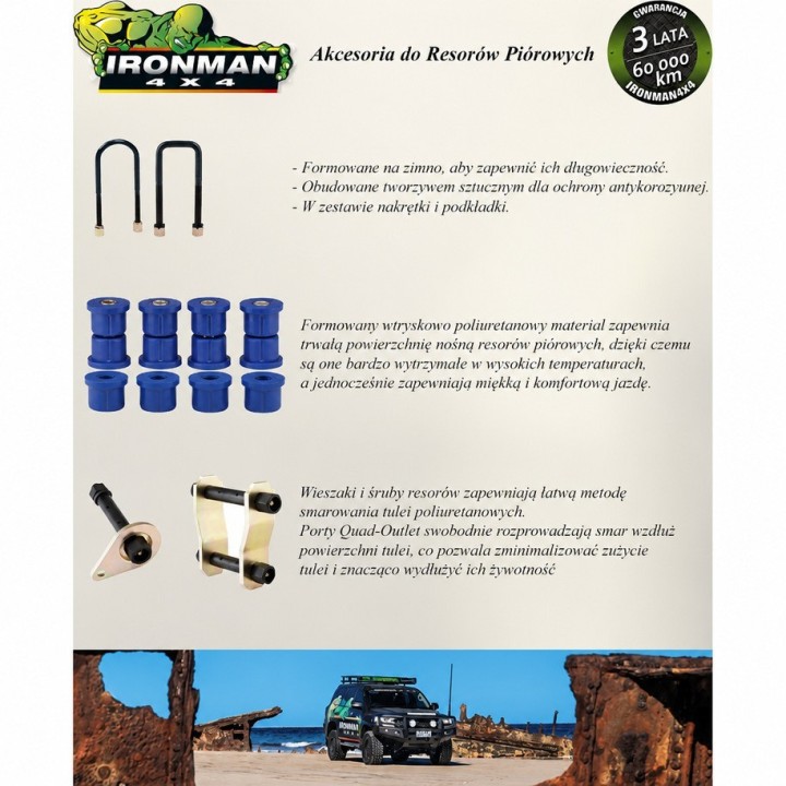 Tuleja panharda przedniego (16 mm) Ironman 4x4 — Toyota Land Cruiser (841RT) - ujęcie 3
