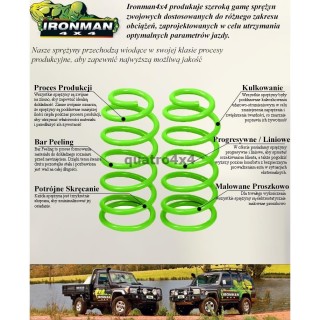 Sprężyny zawieszenia tylne Ironman 4x4 wzmocnione — Suzuki Grand Vitara V6 (SUZ016B) - ujęcie 2