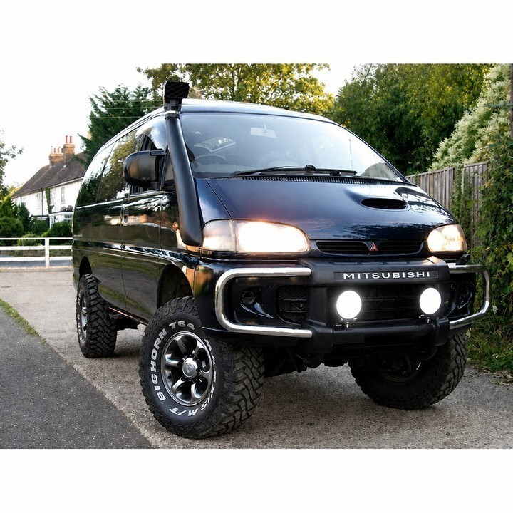Snorkel Snakeman 4WD, prawa strona — Volkswagen T4, Mitsubishi L400 Delica, Hyundai H1 (SNSL400) - ujęcie 14