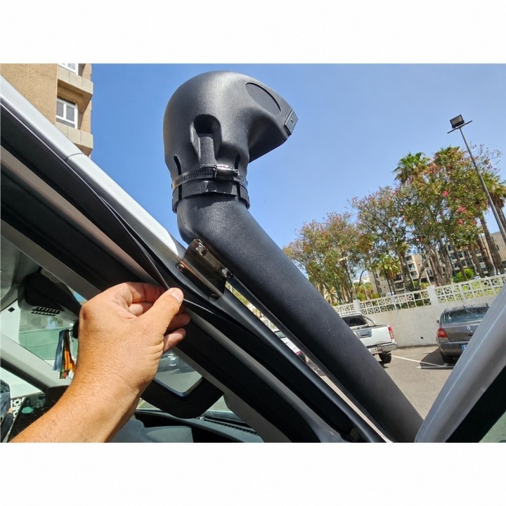 Snorkel Snakeman 4WD, prawa strona — Volkswagen T4, Mitsubishi L400 Delica, Hyundai H1 (SNSL400) - ujęcie 15
