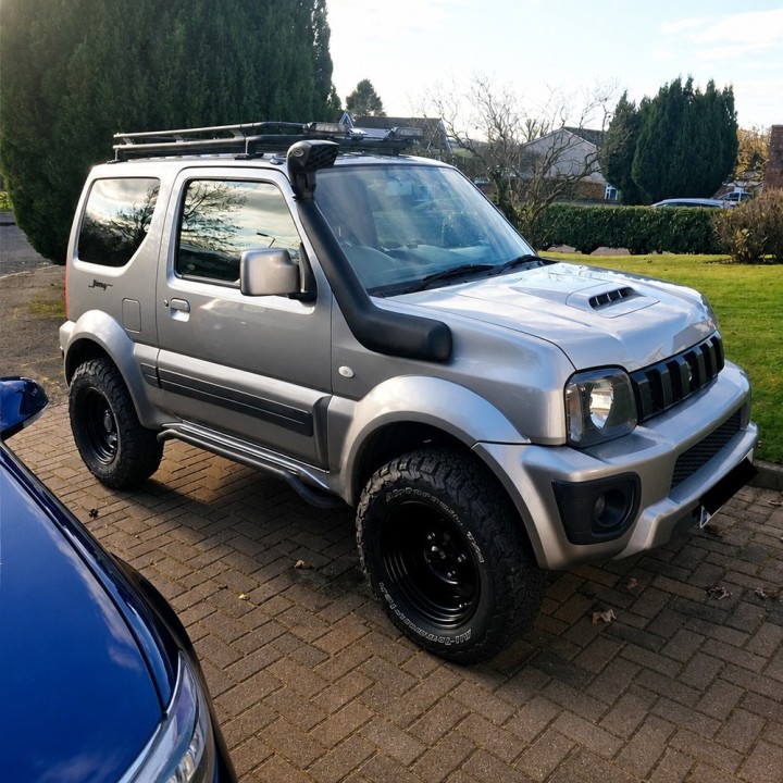 Snorkel Snakeman 4WD, prawa strona — Suzuki Jimny G13B (SNS29) - ujęcie 9