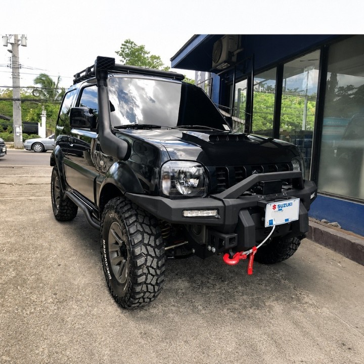 Snorkel Snakeman 4WD, prawa strona — Suzuki Jimny G13B (SNS29) - ujęcie 10