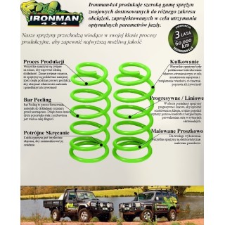 Sprężyny zawieszenia tylne Ironman 4x4 wzmocnione — Toyota Land Cruiser, Toyota FJ Cruiser, Toyota 4Runner Gen 4 - ujęcie 2