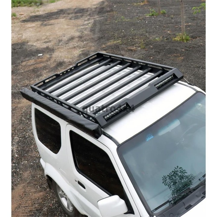 Aluminiowy bagażnik dachowy z oświetleniem LED Snakeman 4WD — Suzuki Jimny Profesjonalny bagażnik (SNR06) - ujęcie 14