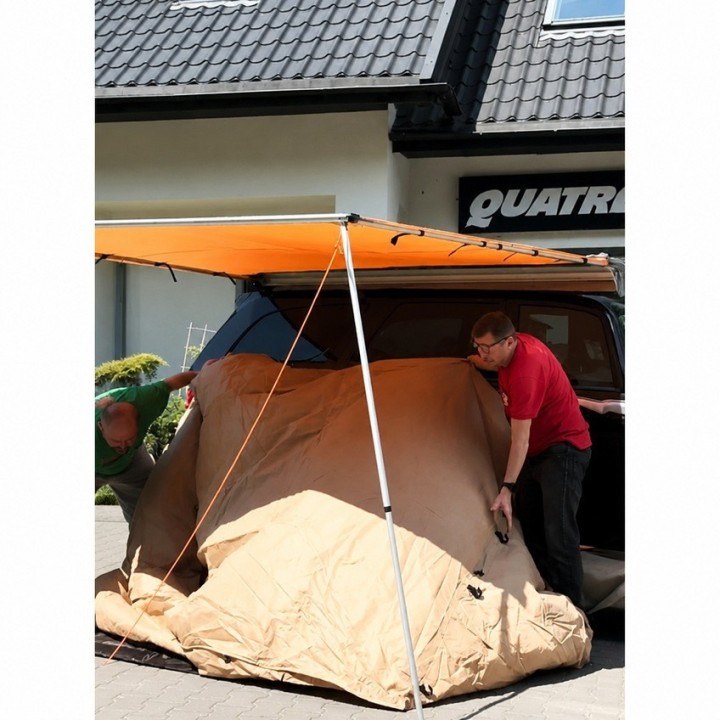 Ściany boczne do zadaszenia (rolety, markizy) 2x2m - bez podłogi. Snakeman 4WD (SNNAT2) - ujęcie 4