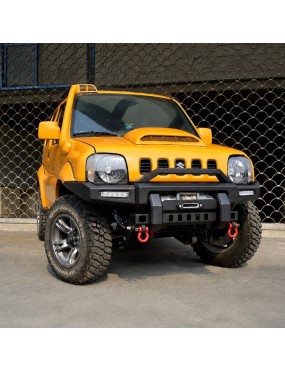Stalowy przedni zderzak z płytą montażową wyciągarki snakeman 4WD — Suzuki Jimny (SNBF12) - ujęcie 6