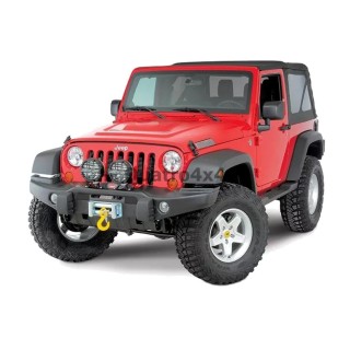 Aluminiowy przedni zderzak z płytą montażową wyciągarki Snakeman 4WD — Jeep Wrangler JK (SNBF06NL)