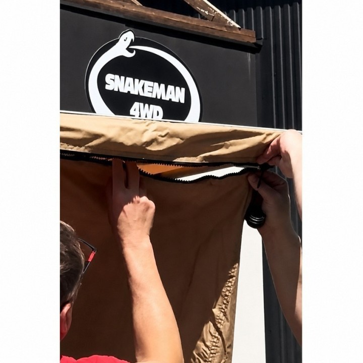 Ściany boczne do zadaszenia (rolety, markizy) 1,4x2m - bez podłogi. Snakeman 4WD (SNNAT1) - ujęcie 7