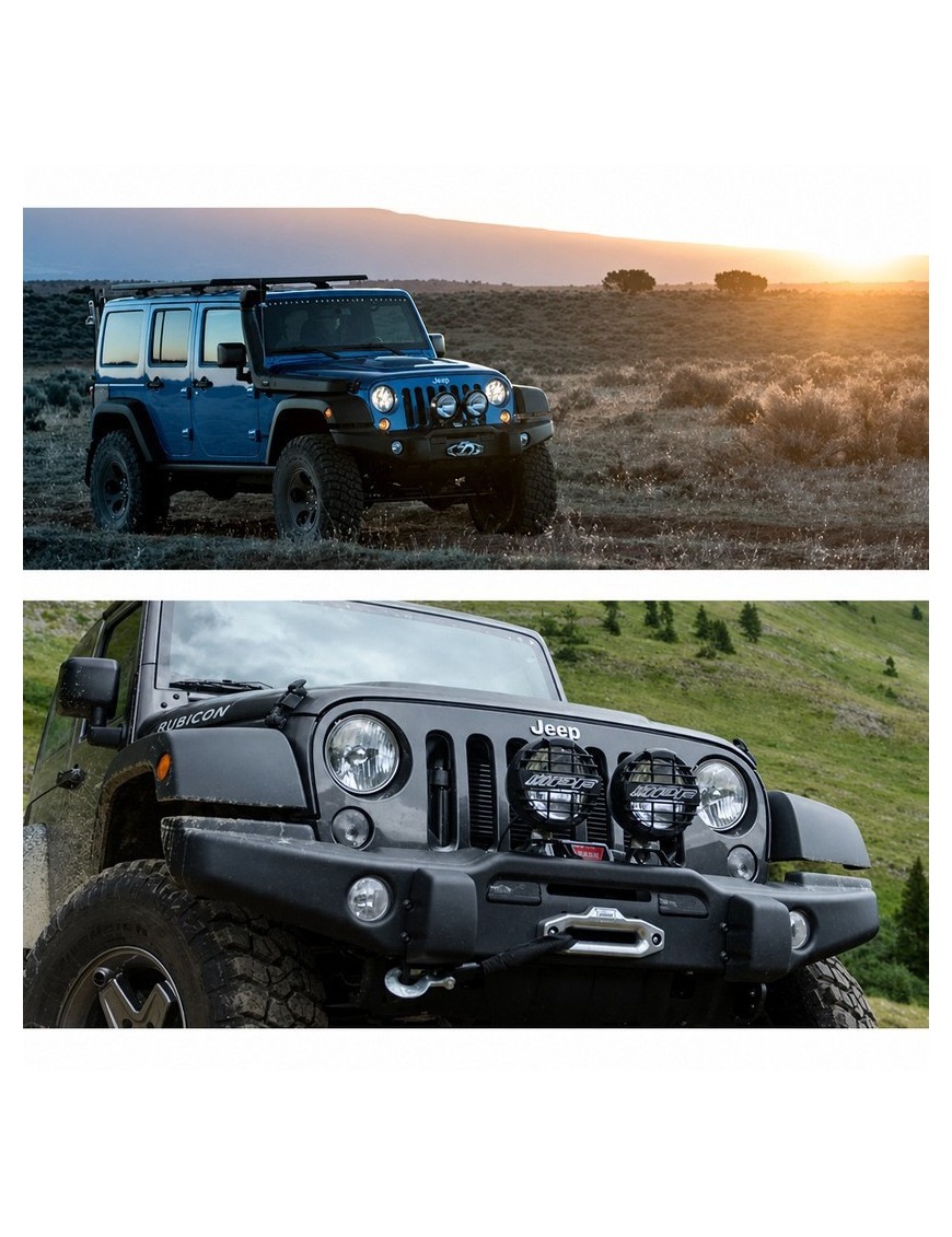 Aluminiowy przedni zderzak z płytą montażową wyciągarki Snakeman 4WD — Jeep Wrangler JK (SNBF06NL) - ujęcie 2 Aluminiowy przedni zderzak z płytą montażową wyciągarki Snakeman 4WD — Jeep Wrangler JK (SNBF06NL) - ujęcie 2