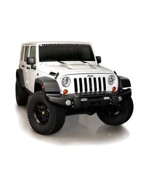 Aluminiowy przedni zderzak z płytą montażową wyciągarki Snakeman 4WD — Jeep Wrangler JK (SNBF06NL) - ujęcie 5