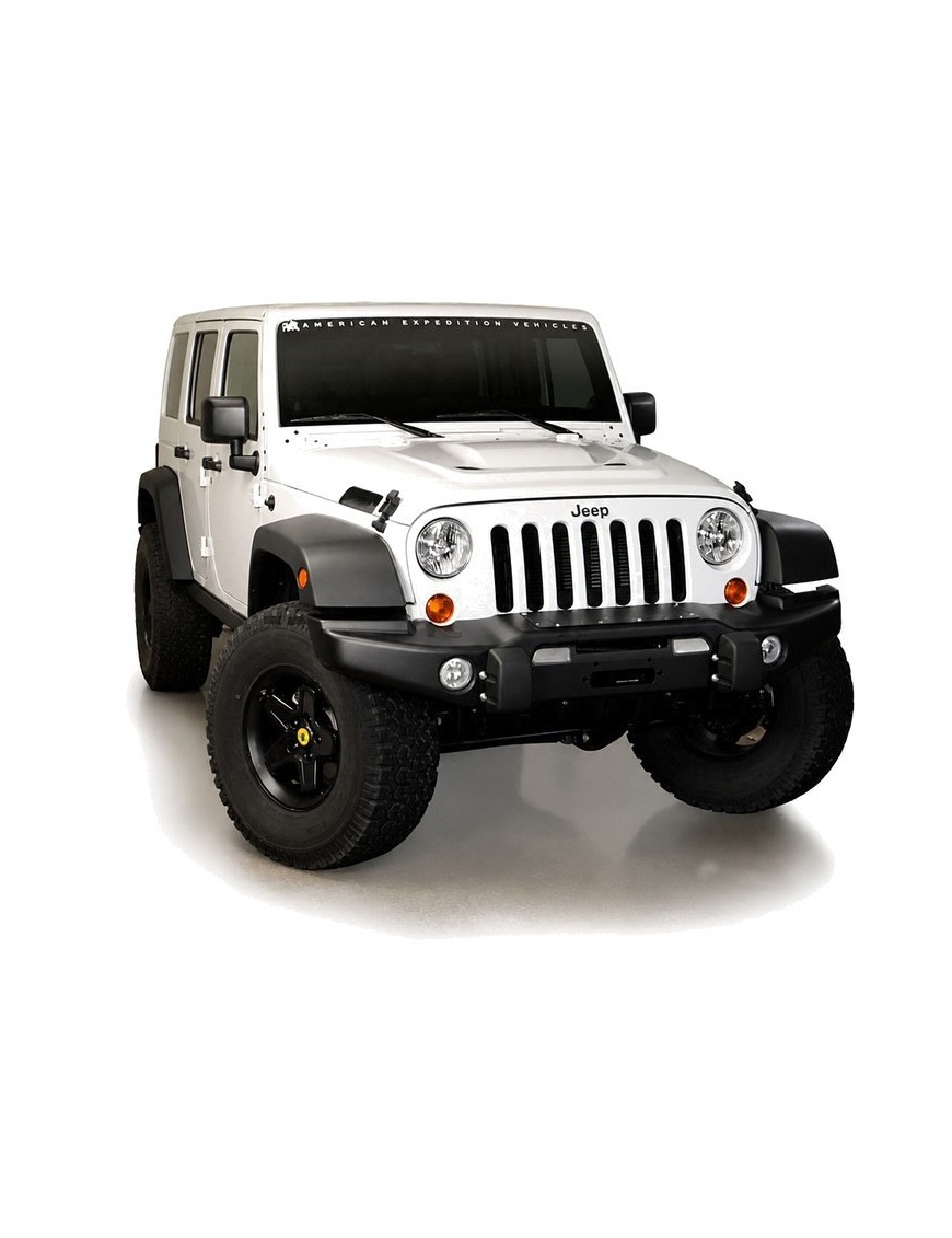 Aluminiowy przedni zderzak z płytą montażową wyciągarki Snakeman 4WD — Jeep Wrangler JK (SNBF06NL) - ujęcie 5 Aluminiowy przedni zderzak z płytą montażową wyciągarki Snakeman 4WD — Jeep Wrangler JK (SNBF06NL) - ujęcie 5