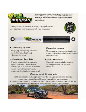 Amortyzator Ironman 4x4 wzmocniony — Nissan Patrol K160, Nissan Patrol K260, Nissan Patrol Y61 (3522) - ujęcie 3