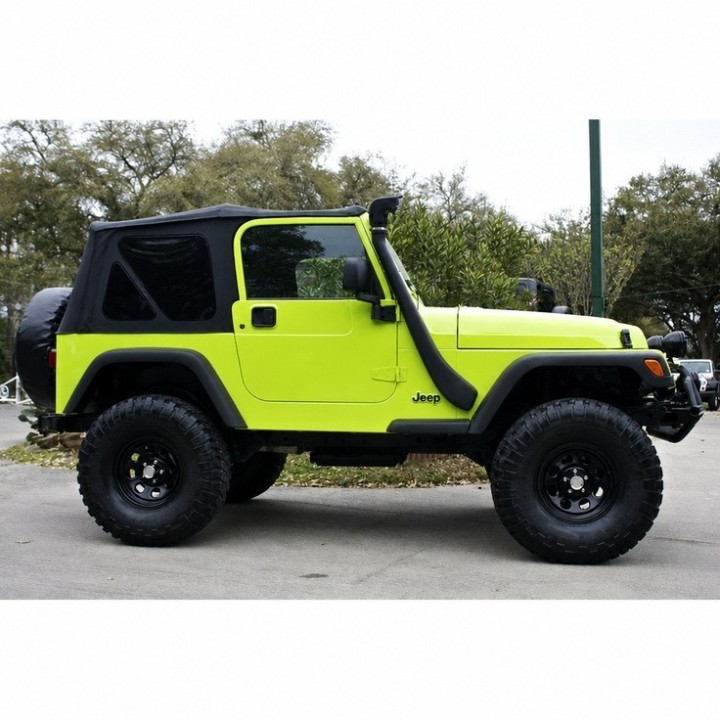 Snorkel Snakeman 4WD, prawa strona — Jeep Wrangler TJ (SNSTJL) - ujęcie 2