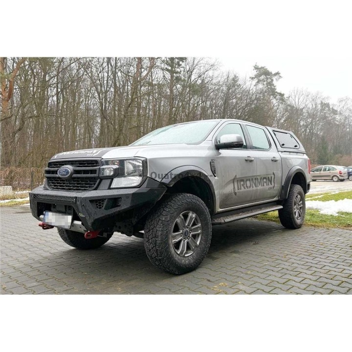 Stalowy przedni zderzak - RAID BAR ironman 4x4 — Ford Ranger Next Gen (BBR110) - ujęcie 2
