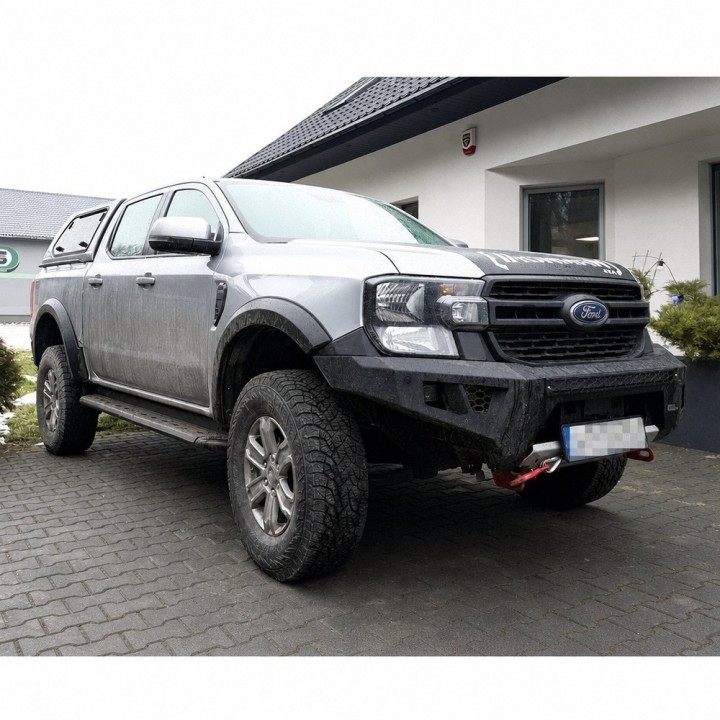 Stalowy przedni zderzak - RAID BAR ironman 4x4 — Ford Ranger Next Gen (BBR110) - ujęcie 3