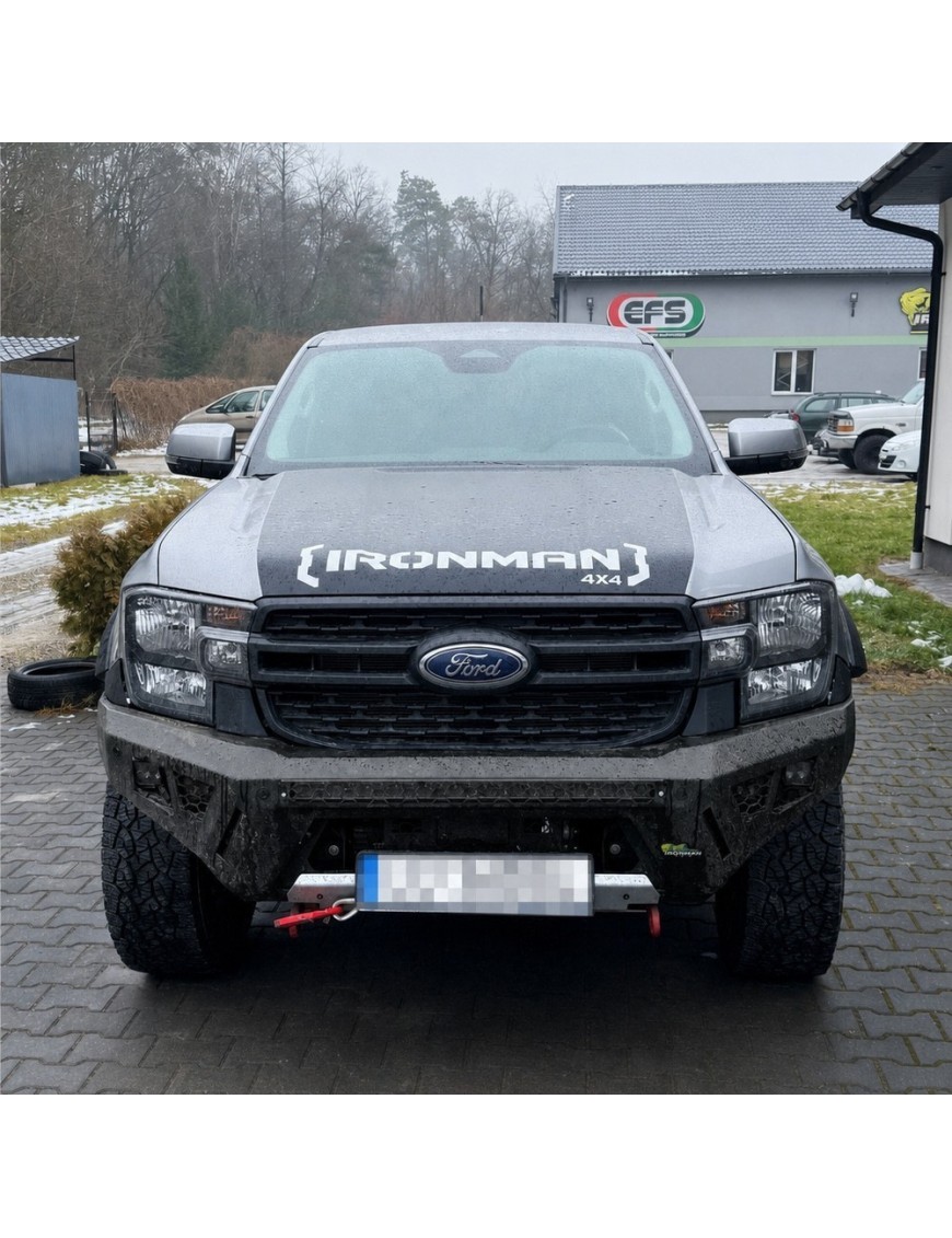 Stalowy przedni zderzak - RAID BAR ironman 4x4 — Ford Ranger Next Gen (BBR110) - ujęcie 4 Stalowy przedni zderzak - RAID BAR ironman 4x4 — Ford Ranger Next Gen (BBR110) - ujęcie 4