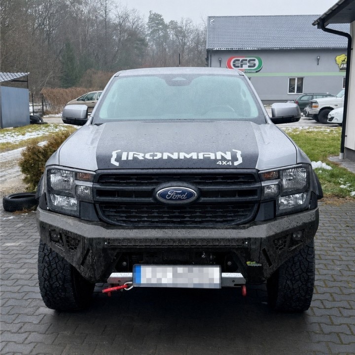Stalowy przedni zderzak - RAID BAR ironman 4x4 — Ford Ranger Next Gen (BBR110) - ujęcie 4