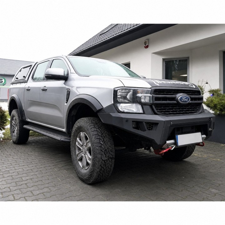 Stalowy przedni zderzak - RAID BAR ironman 4x4 — Ford Ranger Next Gen (BBR110) - ujęcie 5