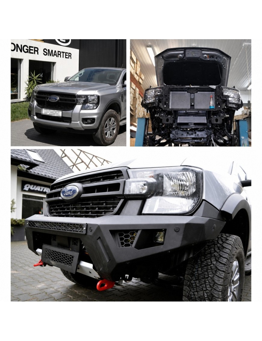 Stalowy przedni zderzak - RAID BAR ironman 4x4 — Ford Ranger Next Gen (BBR110) - ujęcie 6 Stalowy przedni zderzak - RAID BAR ironman 4x4 — Ford Ranger Next Gen (BBR110) - ujęcie 6