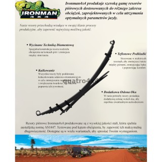 Wzmocniony tylny resor zawieszenia IRONMAN4X4 +2" LIFT — Toyota Tacoma (TOY066B) - ujęcie 2