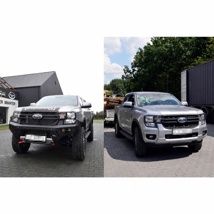 Stalowy przedni zderzak - RAID BAR ironman 4x4 — Ford Ranger Next Gen (BBR110) - ujęcie 7