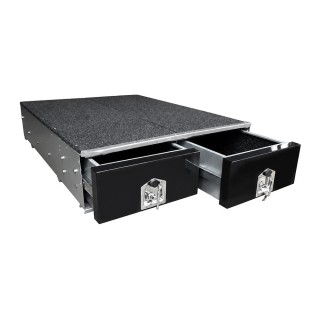 System szuflad | zabudowa bagażnika | 2 szuflady ruchome ironman 4X4 (ITD1300UC) - ujęcie 2
