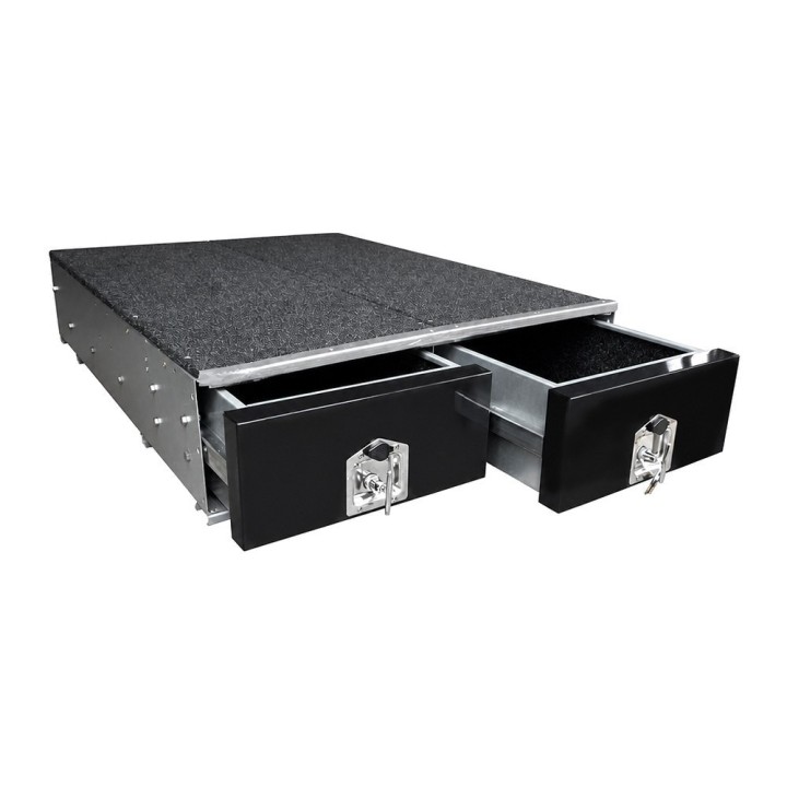 System szuflad | zabudowa bagażnika | 2 szuflady ruchome ironman 4X4 (ITD1300UC) - ujęcie 2
