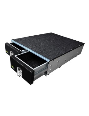 System szuflad | zabudowa bagażnika | 2 szuflady ruchome ironman 4X4 (ITD1300UC) - ujęcie 3