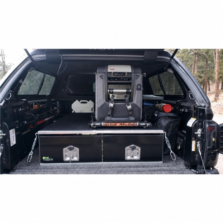 System szuflad | zabudowa bagażnika | 2 szuflady ruchome ironman 4X4 (ITD1300UC) - ujęcie 4