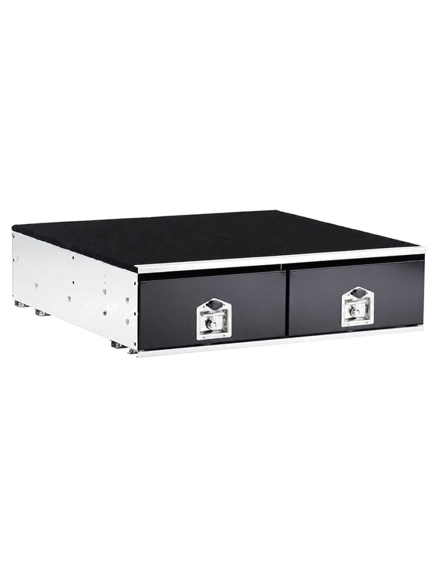 System szuflad | zabudowa bagażnika | 2 szuflady ruchome ironman 4X4 (ITD1300UC) - ujęcie 5