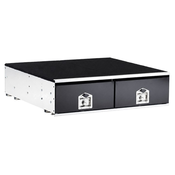 System szuflad | zabudowa bagażnika | 2 szuflady ruchome ironman 4X4 (ITD1300UC) - ujęcie 5