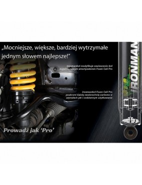 Amortyzator tylny Ironman 4x4 Foam Cell Pro, lift 2" — Nissan Navara D40, Nissan Xterra (45717FEP) - ujęcie 3