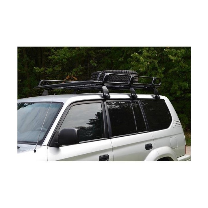 Stalowy bagażnik wyprawowy, otwarty tył i przód. Ironman 4x4 — Toyota Land Cruiser, Nissan Patrol (IRRTRADE18)