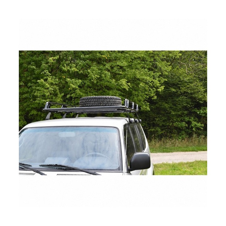 Stalowy bagażnik wyprawowy, otwarty tył i przód. Ironman 4x4 — Toyota Land Cruiser, Nissan Patrol (IRRTRADE18) - ujęcie 9