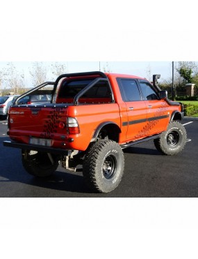 Felga stalowa czarna 16x8 | ET10 Snakeman 4WD — Nissan Patrol, Nissan Terrano, Nissan Navara D21/D22 (SNFC16X8-6X139,7X110/10/B)