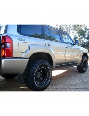 Felga stalowa czarna 16x8 | ET10 Snakeman 4WD — Nissan Patrol, Nissan Terrano, Nissan Navara D21/D22 (SNFC16X8-6X139,7X110/10/B)