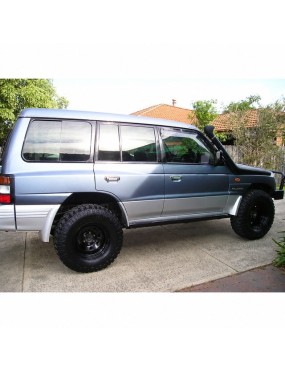 Felga stalowa czarna 16x8 | ET10 Snakeman 4WD — Nissan Patrol, Nissan Terrano, Nissan Navara D21/D22 (SNFC16X8-6X139,7X110/10/B)