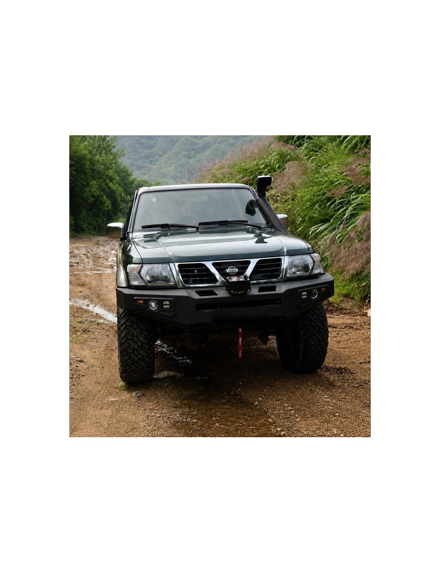 Stalowy przedni zderzak z płytą montażową wyciągarki Snakeman 4WD — Nissan Patrol Y61 (SNBF01) IRONMAN 4x4 - ujęcie 3 Stalowy przedni zderzak z płytą montażową wyciągarki Snakeman 4WD — Nissan Patrol Y61 (SNBF01) IRONMAN 4x4 - ujęcie 3