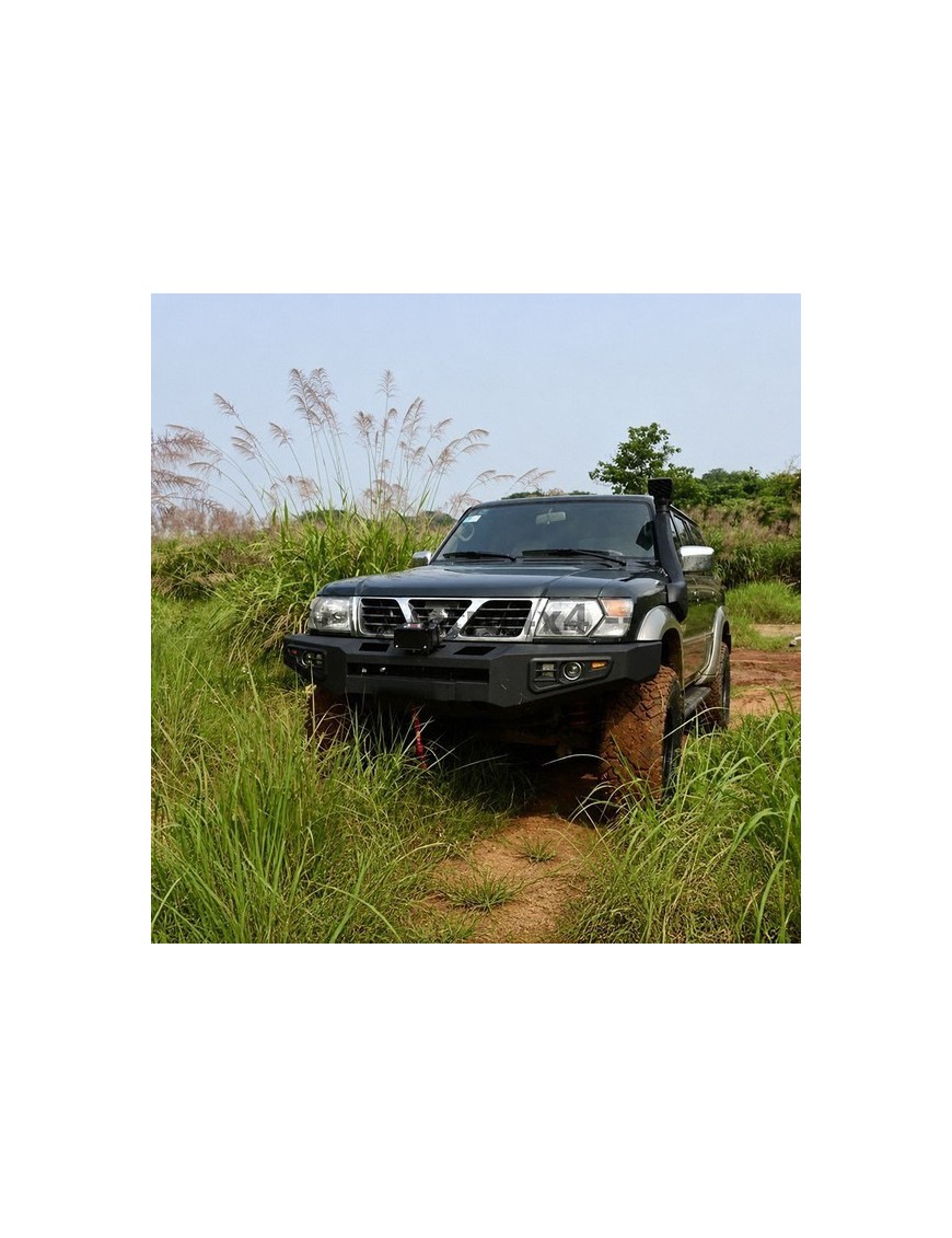 Stalowy przedni zderzak z płytą montażową wyciągarki Snakeman 4WD — Nissan Patrol Y61 (SNBF01) IRONMAN 4x4 - ujęcie 4 Stalowy przedni zderzak z płytą montażową wyciągarki Snakeman 4WD — Nissan Patrol Y61 (SNBF01) IRONMAN 4x4 - ujęcie 4