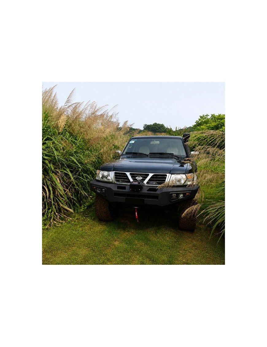 Stalowy przedni zderzak z płytą montażową wyciągarki Snakeman 4WD — Nissan Patrol Y61 (SNBF01) IRONMAN 4x4 - ujęcie 5 Stalowy przedni zderzak z płytą montażową wyciągarki Snakeman 4WD — Nissan Patrol Y61 (SNBF01) IRONMAN 4x4 - ujęcie 5