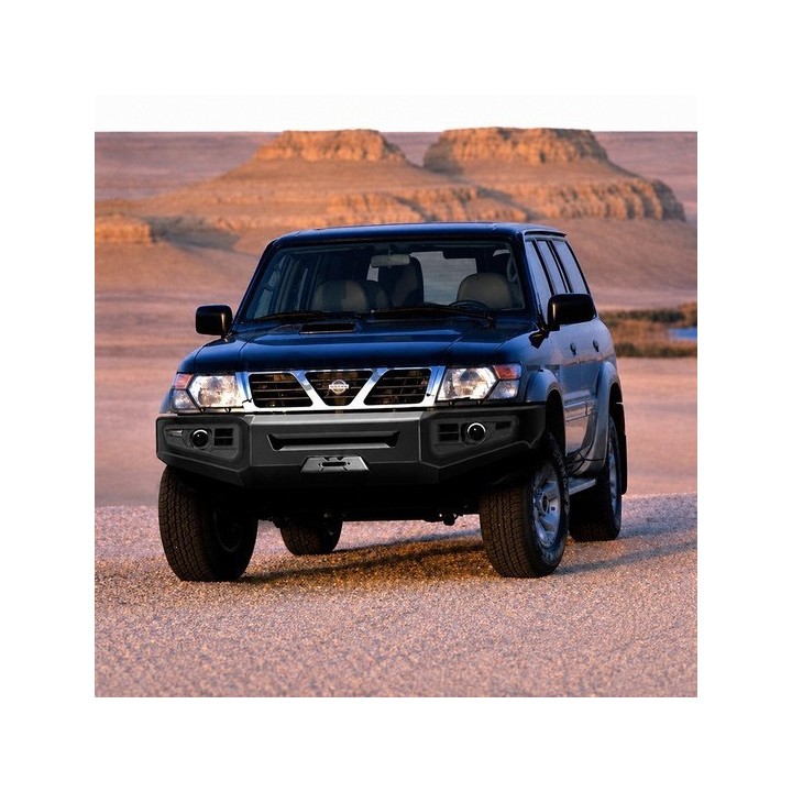 Stalowy przedni zderzak z płytą montażową wyciągarki Snakeman 4WD — Nissan Patrol Y61 (SNBF01) IRONMAN 4x4 - ujęcie 6