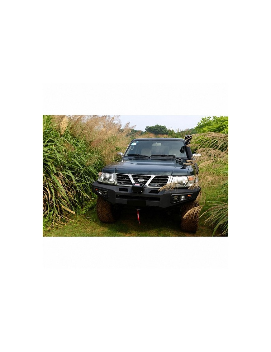 Stalowy przedni zderzak z płytą montażową wyciągarki Snakeman 4WD — Nissan Patrol Y61 (SNBF01) IRONMAN 4x4 - ujęcie 8 Stalowy przedni zderzak z płytą montażową wyciągarki Snakeman 4WD — Nissan Patrol Y61 (SNBF01) IRONMAN 4x4 - ujęcie 8