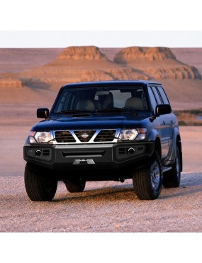 Stalowy przedni zderzak z płytą montażową wyciągarki Snakeman 4WD — Nissan Patrol Y61 (SNBF01) IRONMAN 4x4 - ujęcie 9