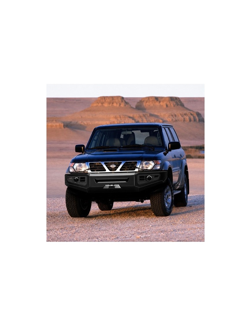 Stalowy przedni zderzak z płytą montażową wyciągarki Snakeman 4WD — Nissan Patrol Y61 (SNBF01) IRONMAN 4x4 - ujęcie 9 Stalowy przedni zderzak z płytą montażową wyciągarki Snakeman 4WD — Nissan Patrol Y61 (SNBF01) IRONMAN 4x4 - ujęcie 9