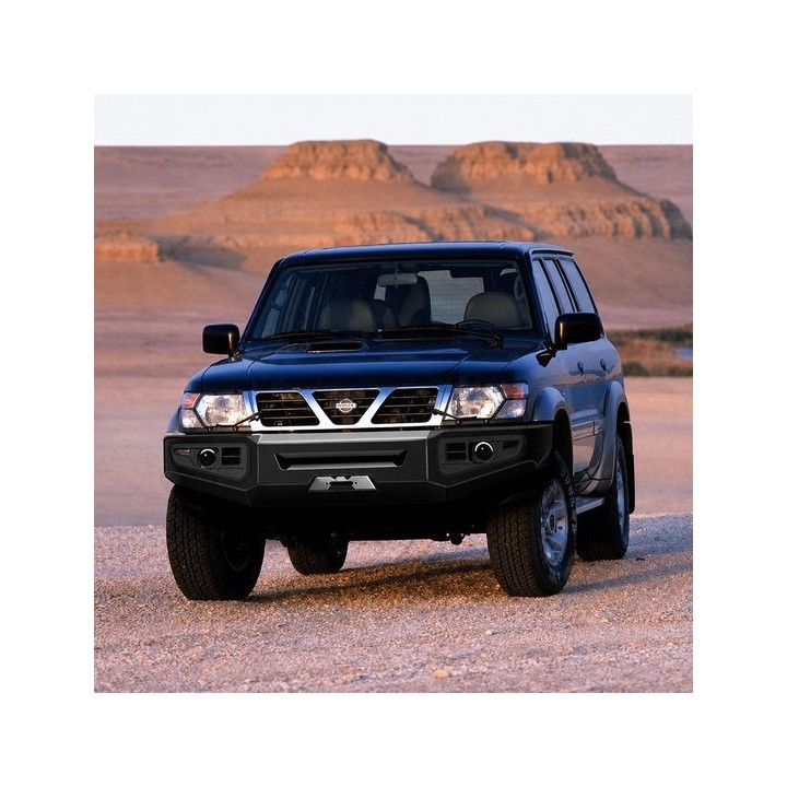 Stalowy przedni zderzak z płytą montażową wyciągarki Snakeman 4WD — Nissan Patrol Y61 (SNBF01) IRONMAN 4x4 - ujęcie 9