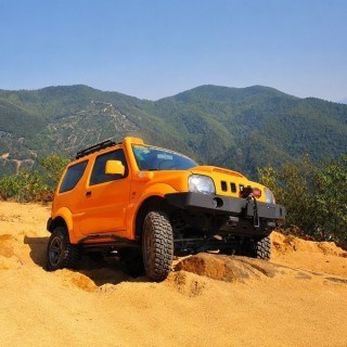 Przedni aluminiowy zderzak WRAZ z płytą montażową wyciągarki Snakeman 4WD — Suzuki Jimny (SNBFA03) IRONMAN 4x4 - ujęcie 2
