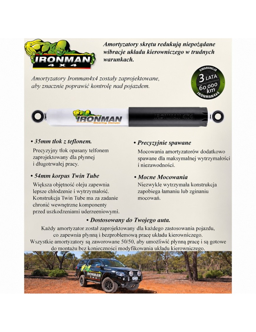 Amortyzator Ironman 4x4 wzmocniony — Suzuki Jimny (3542) - ujęcie 3